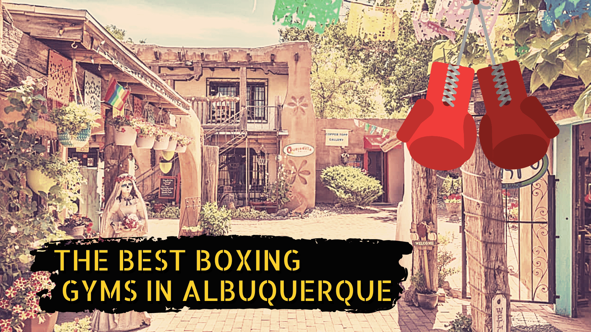 An image of albuquerque with the title "Best boxing gyms in albuquerque"