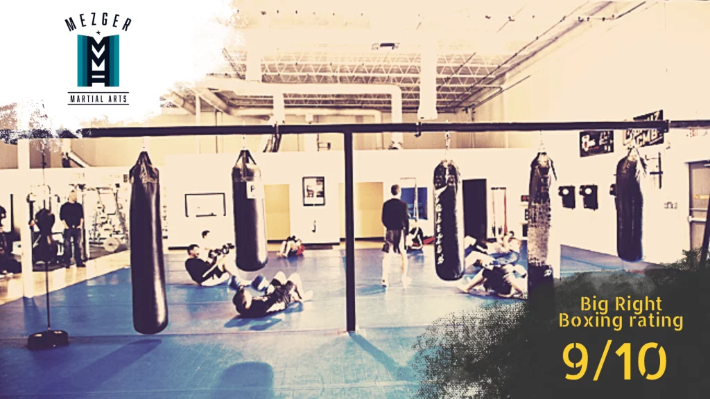 Boxing classes at Mezger Martial Art gym in dallas