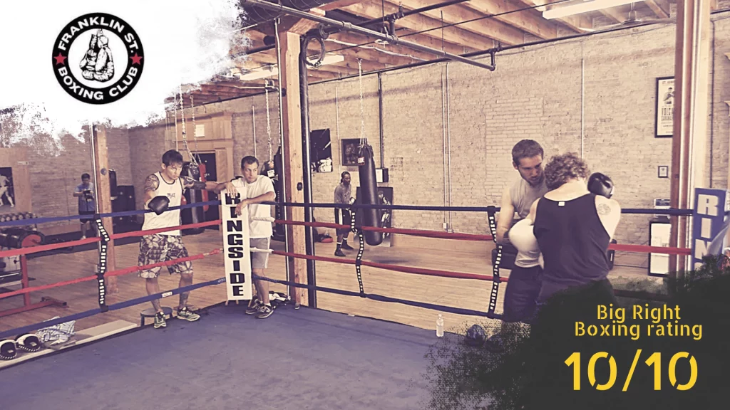 Boxing classes at Franklin Boxing Club in Chicago
